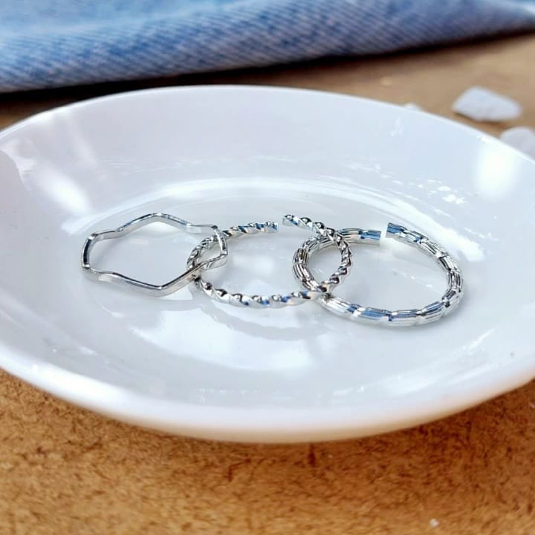 Anillos Trilux Plateado