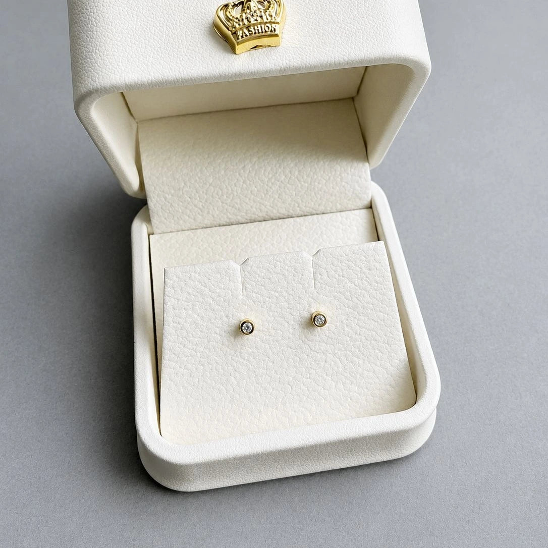 Diamante Natural de 0,04 Qts en Oro 18K