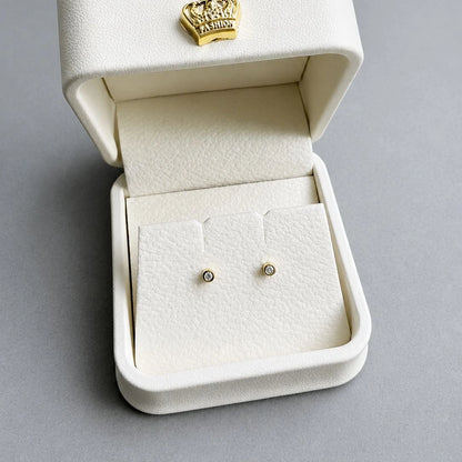 Diamante Natural de 0,04 Qts en Oro 18K