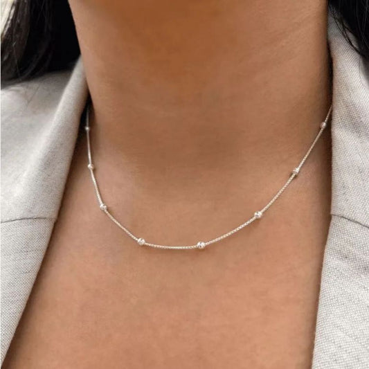 Cadena en plata 925 con Balin 3mm