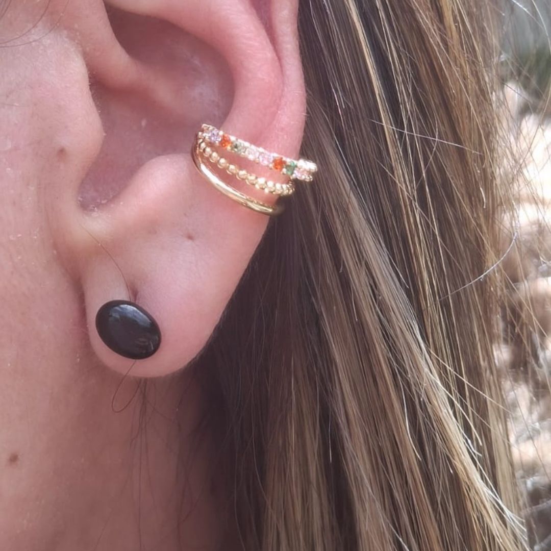 Earcuff Trio Arco Iris