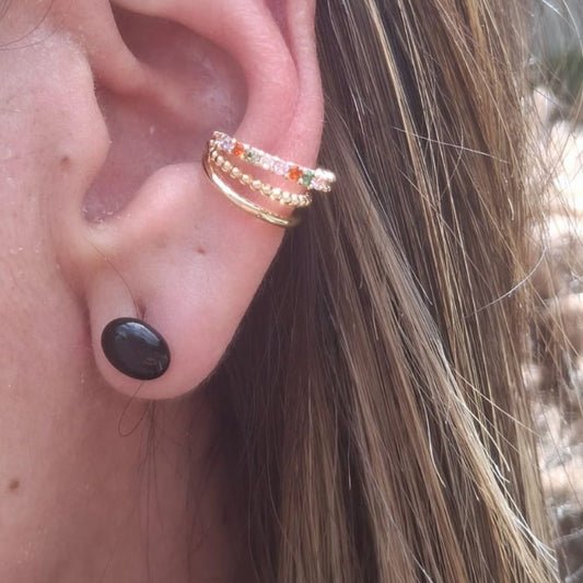 Earcuff Trio Arco Iris