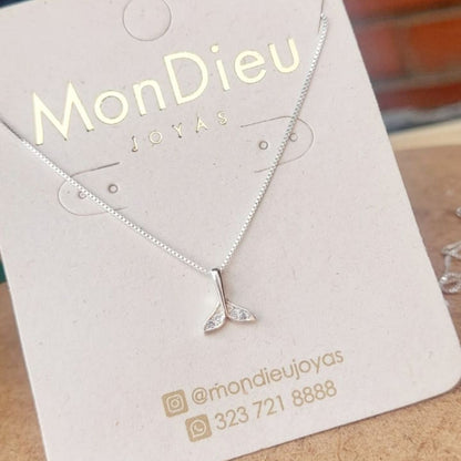 Cadena con pasante cola sirena