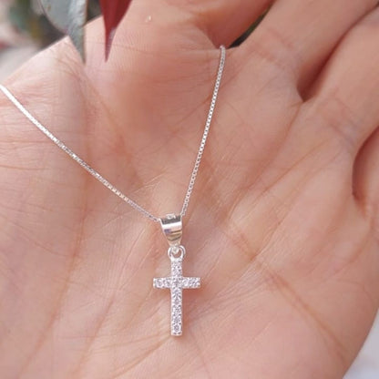 Cadena con dije Cruz 1.2cm