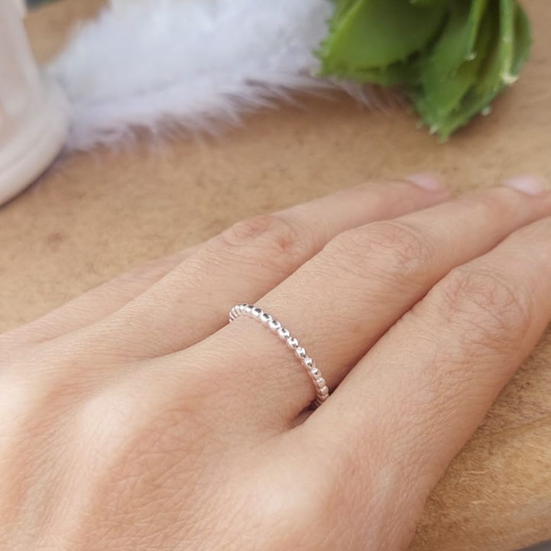 Anillo Abierto Pepitas