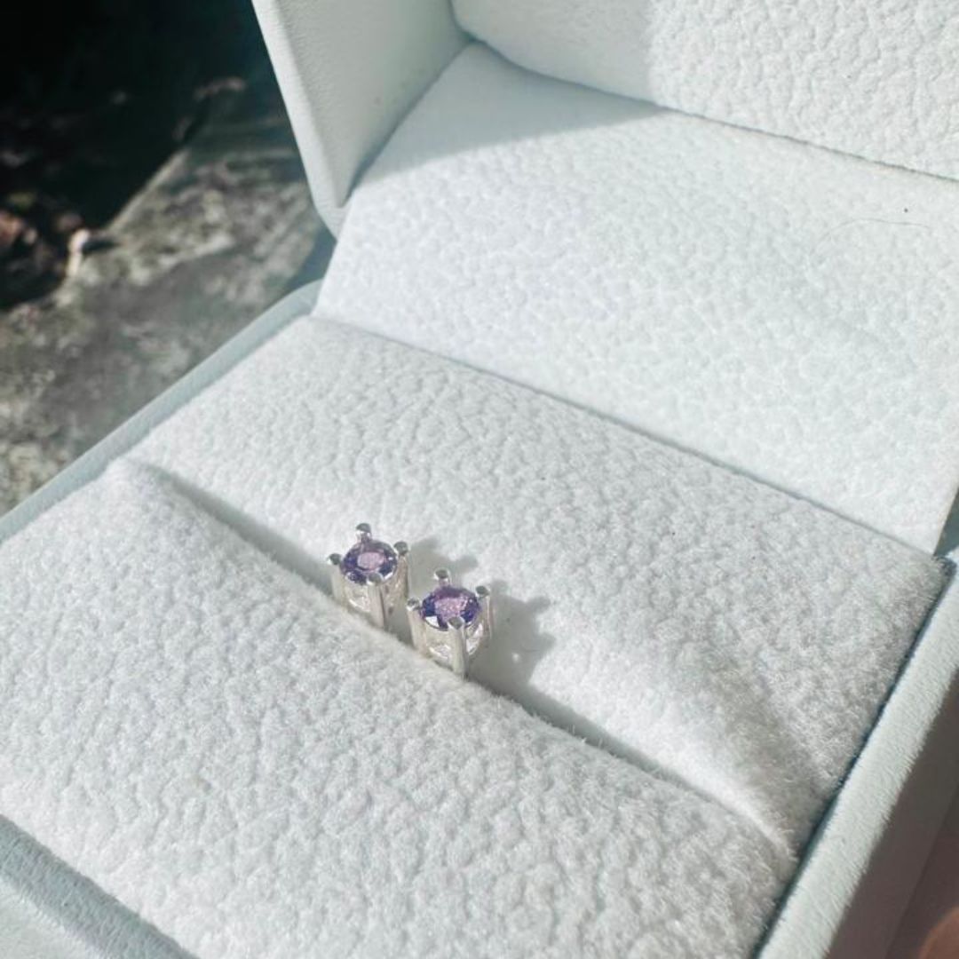 Topo cuña con Amatista 3mm