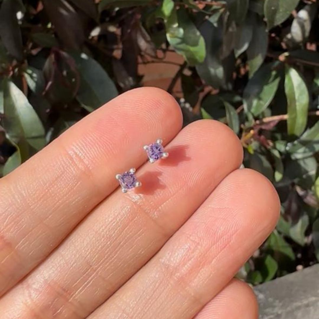 Topo cuña con Amatista 3mm