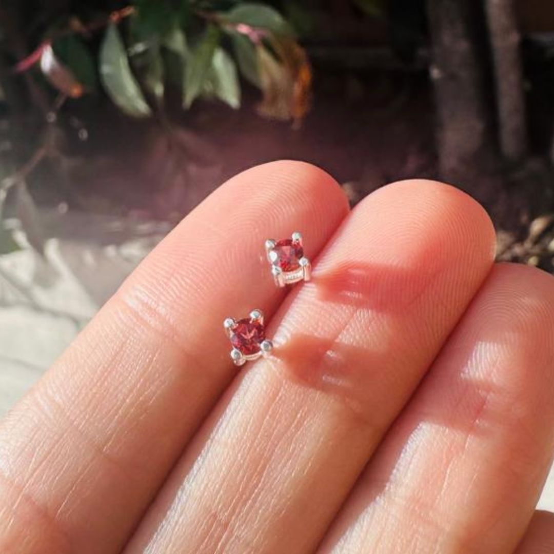 Topos Turmalina Marrón Rojizo 3mm