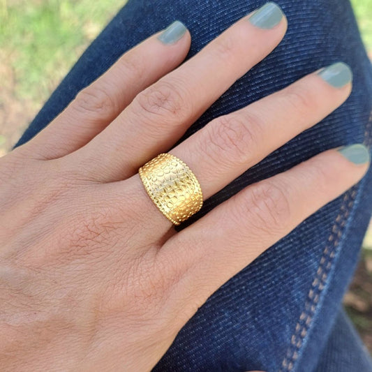 Anillo Flores ajustable