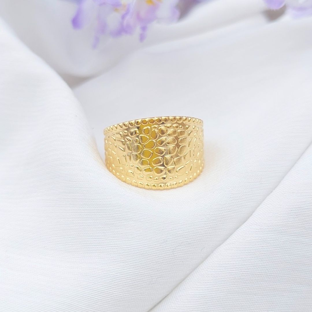 Anillo Flores ajustable