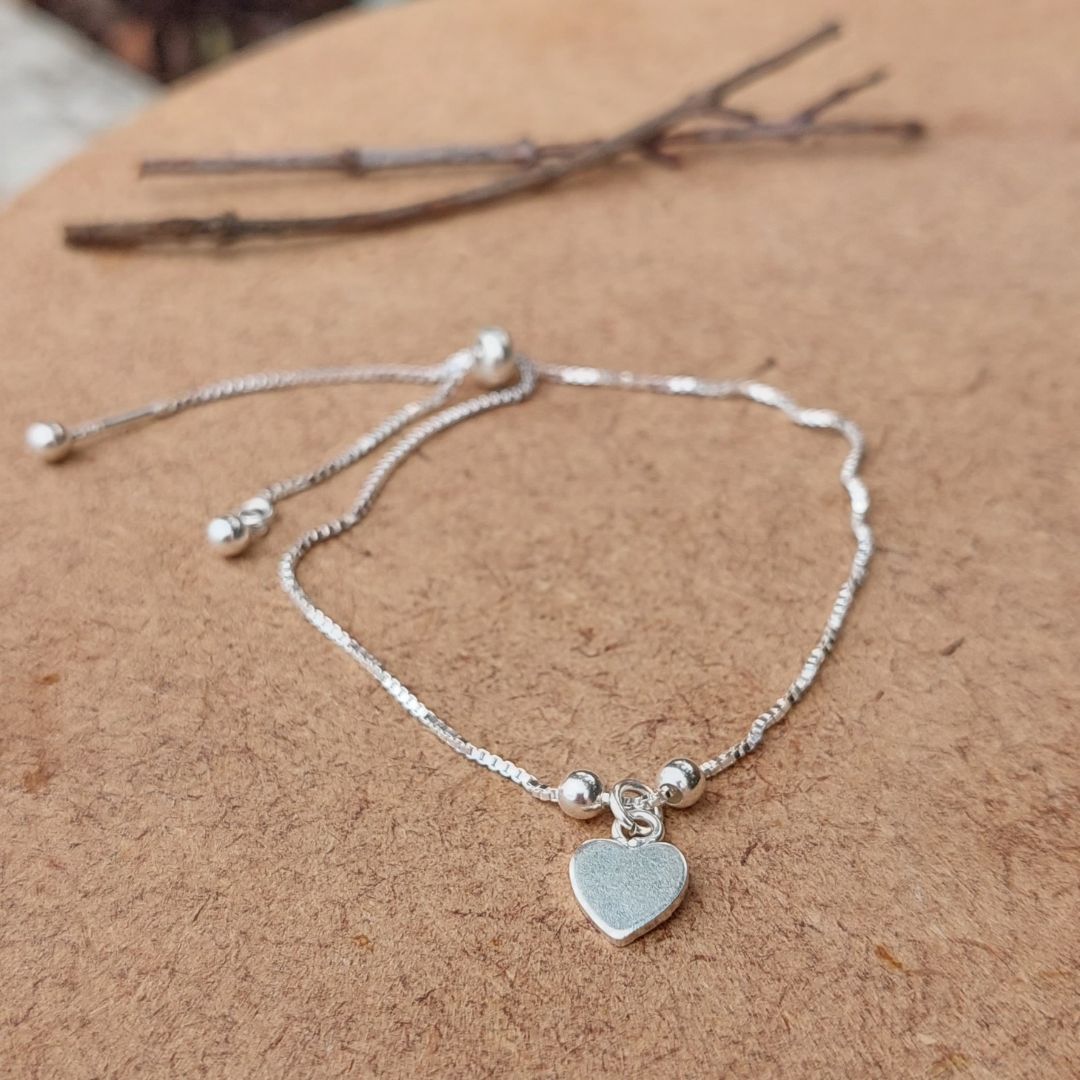 Pulsera Corrediza Corazón