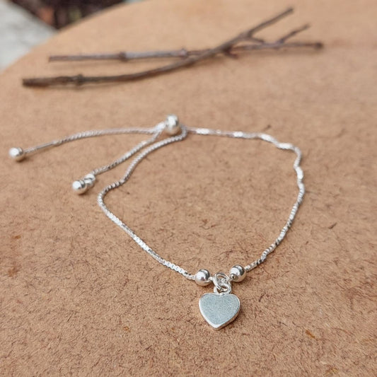 Pulsera Corrediza Corazón
