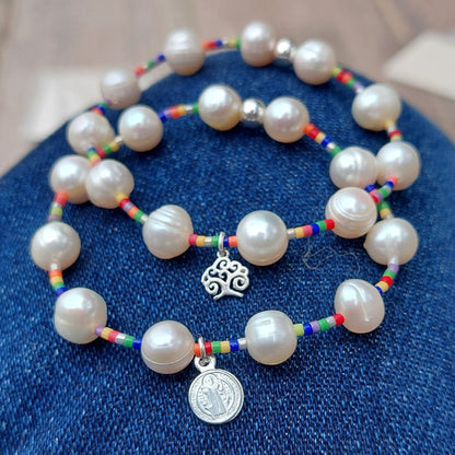 Pulsera Belle Perla y Color