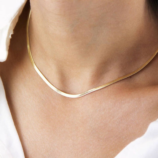Collar Plano Dorado