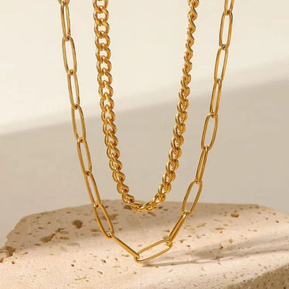 Collar eslabones en duo