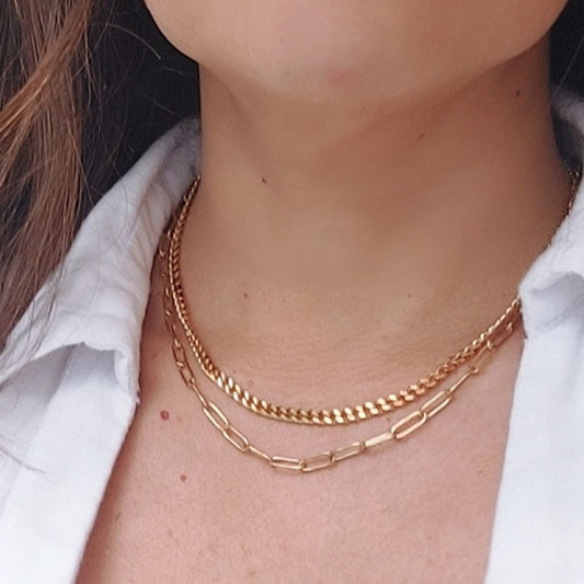Collar eslabones en duo