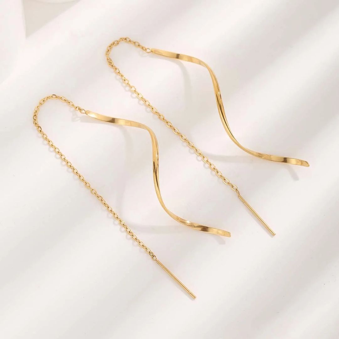 Aretes Casual Dorado