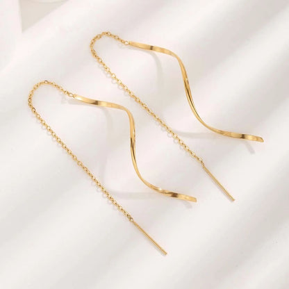 Aretes Casual Dorado