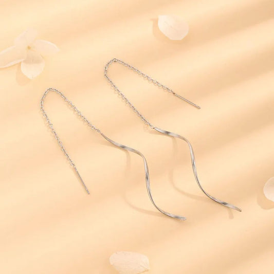 Aretes Casual Plateado