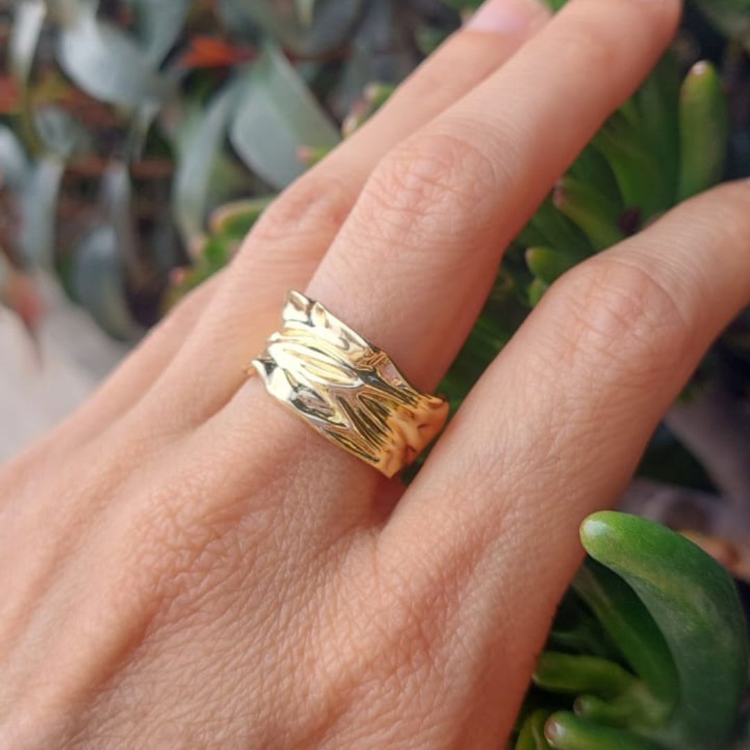 Anillo Ondelle Dorado