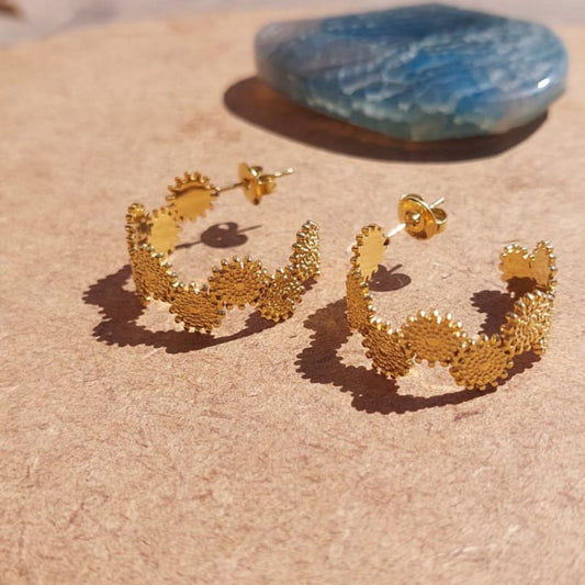Aretes Girasol