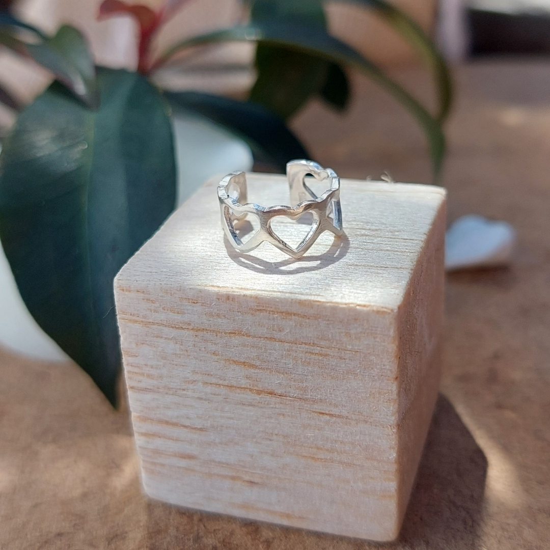 Earcuff Corazones